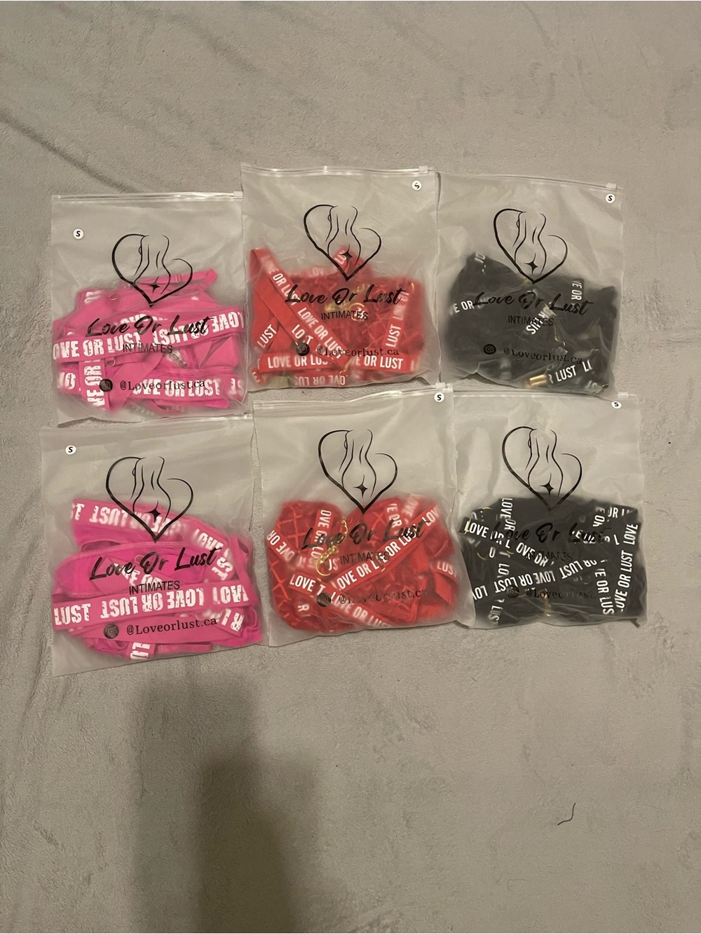 🌟 BUNDLE OF 6 SETS: 6 Full Premium Garter Sets - Small 🌟